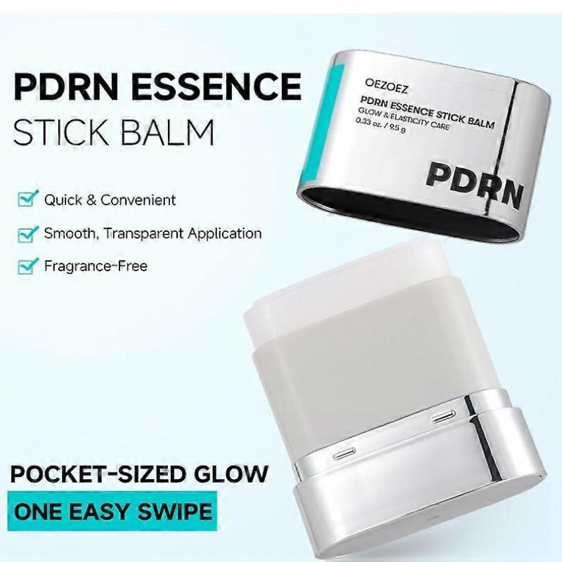 PDRN Essence Stick Balm, PDRN Collagen Multi Wrinkle Stick, All-in-One Eye & Neck Treatment, Glow Makeup Base & Face Treatment Balm, Plumping
