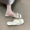 Gentle bow with cool slippers women's summer wear open toes with skirts temperament sandals