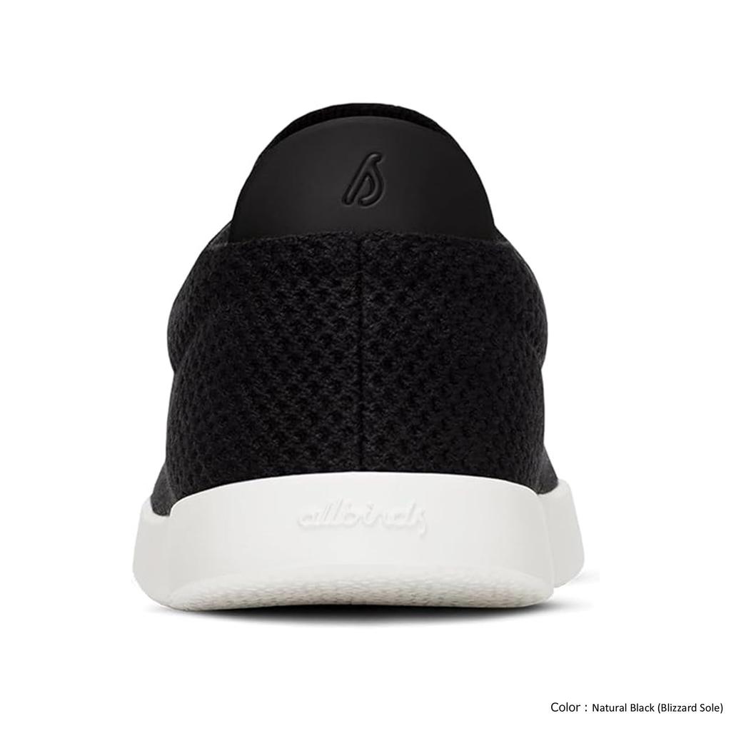 Allbirds TREE PIPER Natural Black Black Size cm Men's Sneakers, (Natural Sole), 28.0