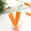 Supplies Cute Cartoon Simulation Radish Gel Pen High Value Student Kawai Stationery Creative Childrens Holiday Gift Water Black