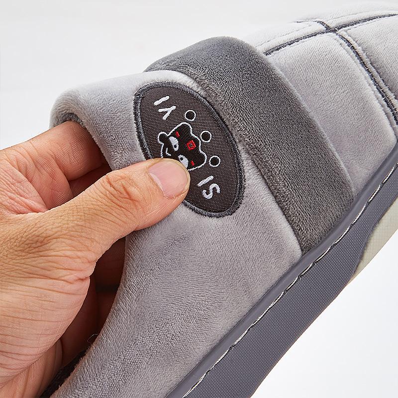 Flanelové pantofle pánské Kostkované TPR podrážka teplé paměťová pěna měkké domácí pantofle zima pohodlné protiskluzové vysoká kvalita domů s podporou klenby