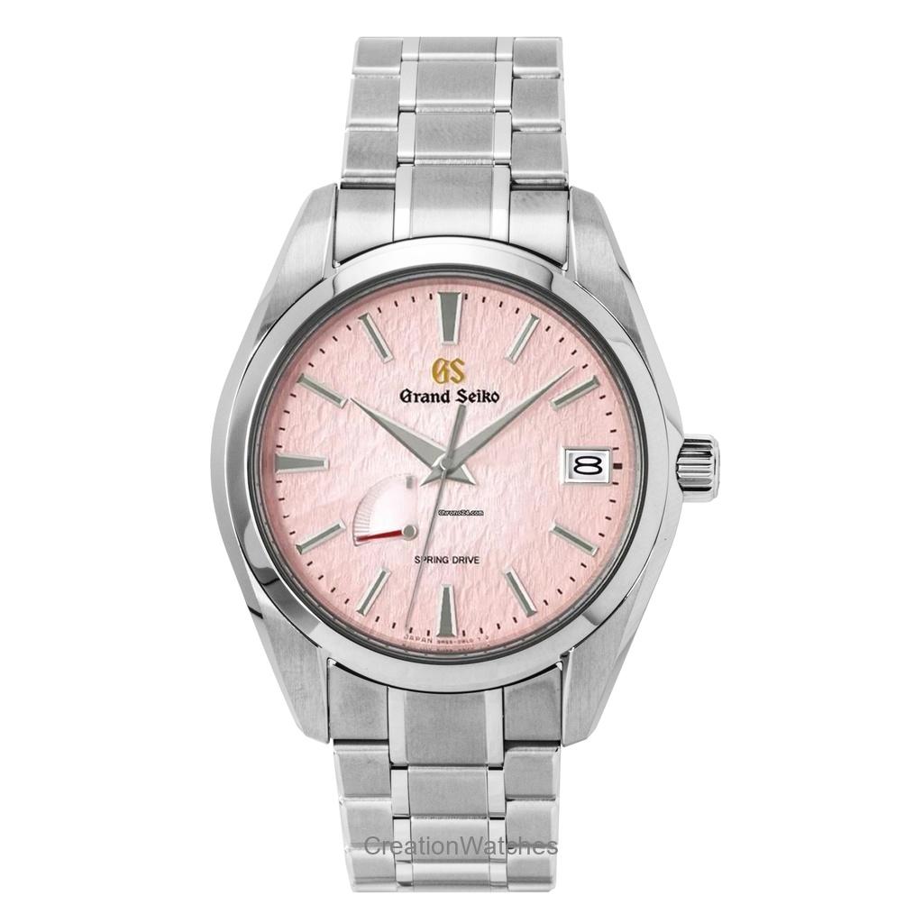 Grand Seiko Heritage Limited Edition 20th Anniversary Titanium Pink Dial Automatic SBGA497G 100M Men's Watch