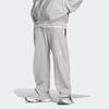 Adidas SS25 Sports Lifestyle Series Fashionable Versatile Lace-Up Knitted Sports Pants Men Bottoms Light-Gray JM8614