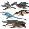Jurassic Dinosaur Model of Ctenacanthus, Mosasaurus & Plesiosaurus - Ancient Marine Life