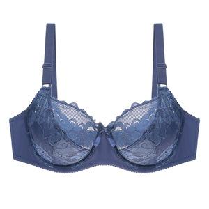 Europe and the United States increase the fattening DE large cup thin fat MM plump sexy bra lace women large size bra underwear