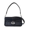[Pre-Owned] Georgie 26 Classic Monogram Studded Carriage Logo Coated Canvas Underarm Bag Wine God Bag Crossbody Shoulder Bag Mediu - Excellent #80AK3F