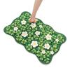 Small Fresh Flower Bathroom Floor Mat Hot-selling Imitation Cashmere Floor Mat Household Bathroom Door Absorbent Foot Mat
