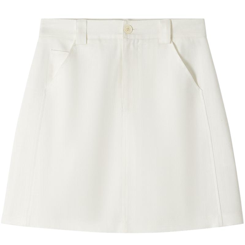 EICHITOO Women s Linen Blend A-Line Short Skirt M