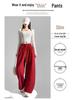 Spring & Summer Rhinestone Wide-Leg Loose Scythe Pants for Women
