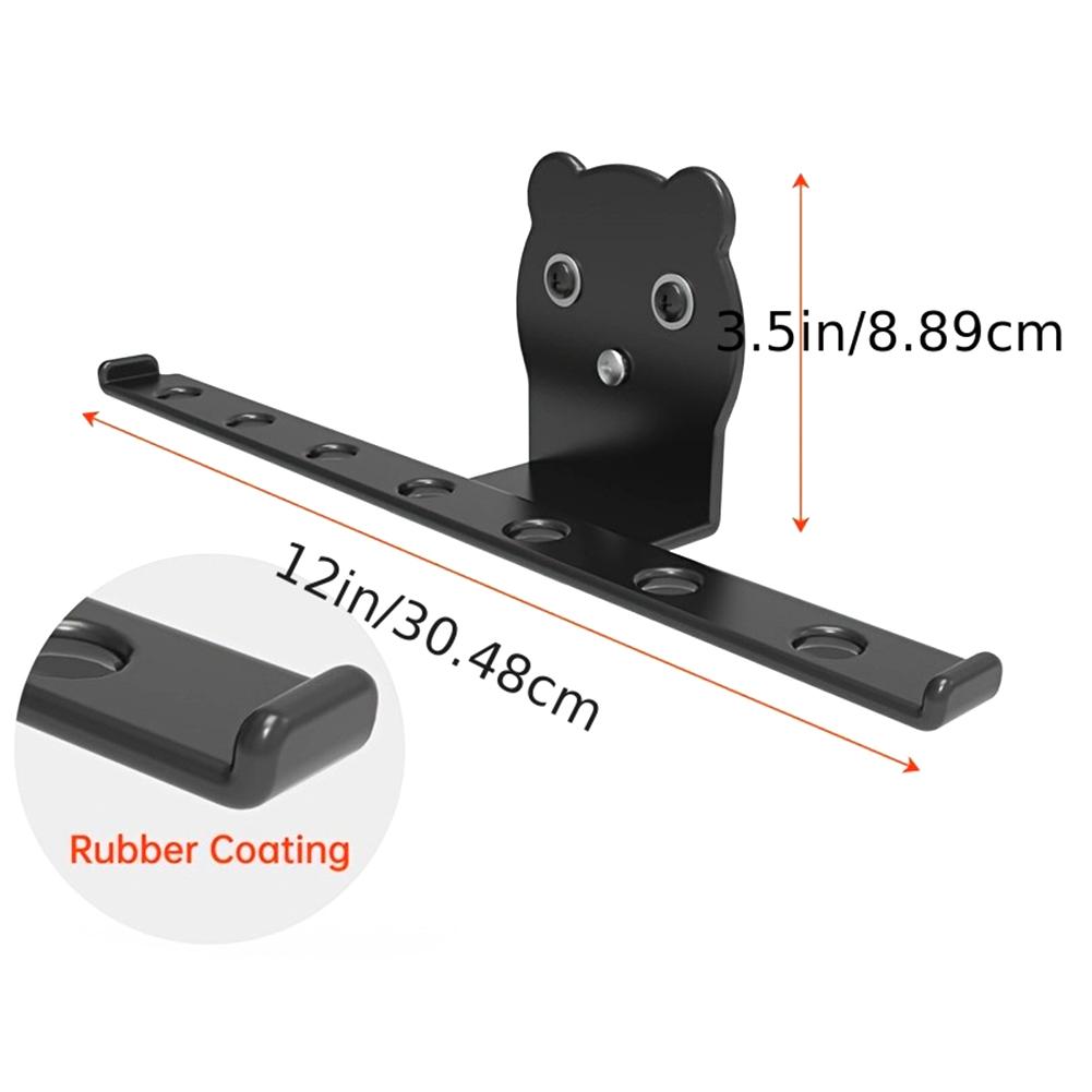 

Heavy duty backpack blower wall mount rack with rubber coated bracket for organized and protected equipment storage 1pcs