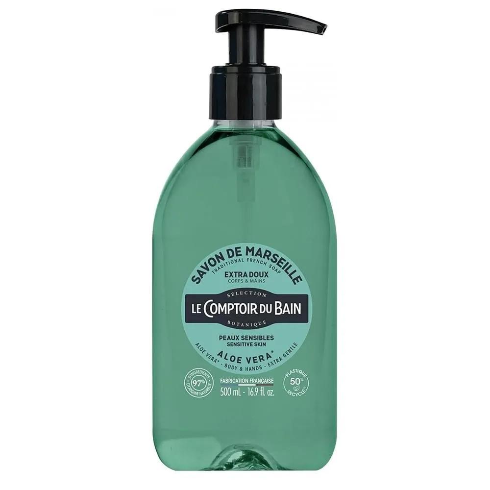 Le Comptoir du Bain Марсельское мыло 500 мл 1 Упаковка Алоэ Вера