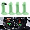 Pranks Core Tire Hats 4Pcs Novelty Spoof Silicone Valve Stem Penis Luminous Bumper Strips Car Bicycle Mountain Accessories Safe Driving