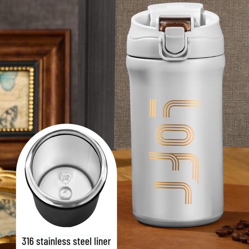 MRSIKEY Dual-Drink Insulated Tumbler