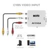 Převodník videa HD RCA CVBS AV na VGA Konvertor videa Mini AV2VGA převodník videa s 3,5 mm zvukem na PC HDTV