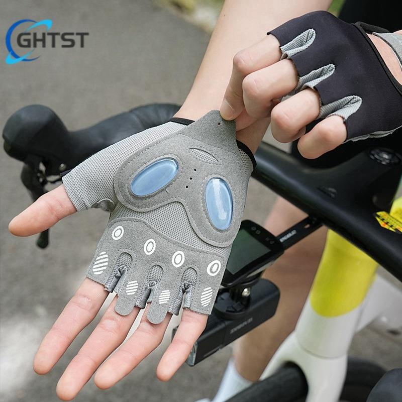 Breathable Anti-Slip Half Finger Cycling Gloves for Men and Women, Gym Mitten, Fitness, Sport Gym Fitness Fishing Bike Glove