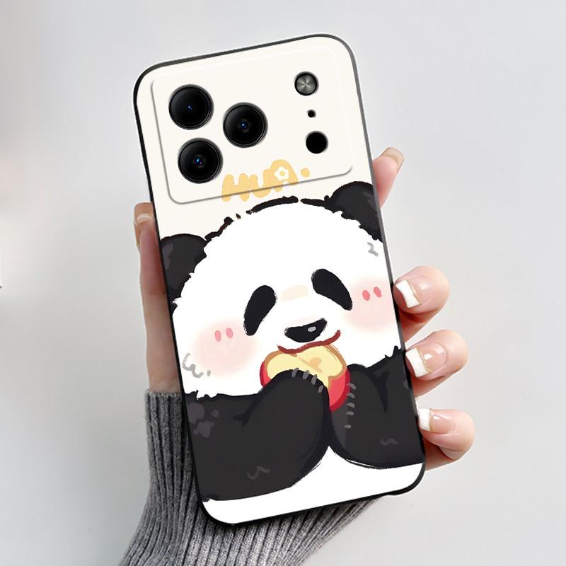 Für Doogee Note 56 Note56 Hülle Luxus Niedliches Liebes-Hase Cartoon Lustige Abdeckung Schwarzes TPU Weiches Silikon Stoßfest Schutzhülle