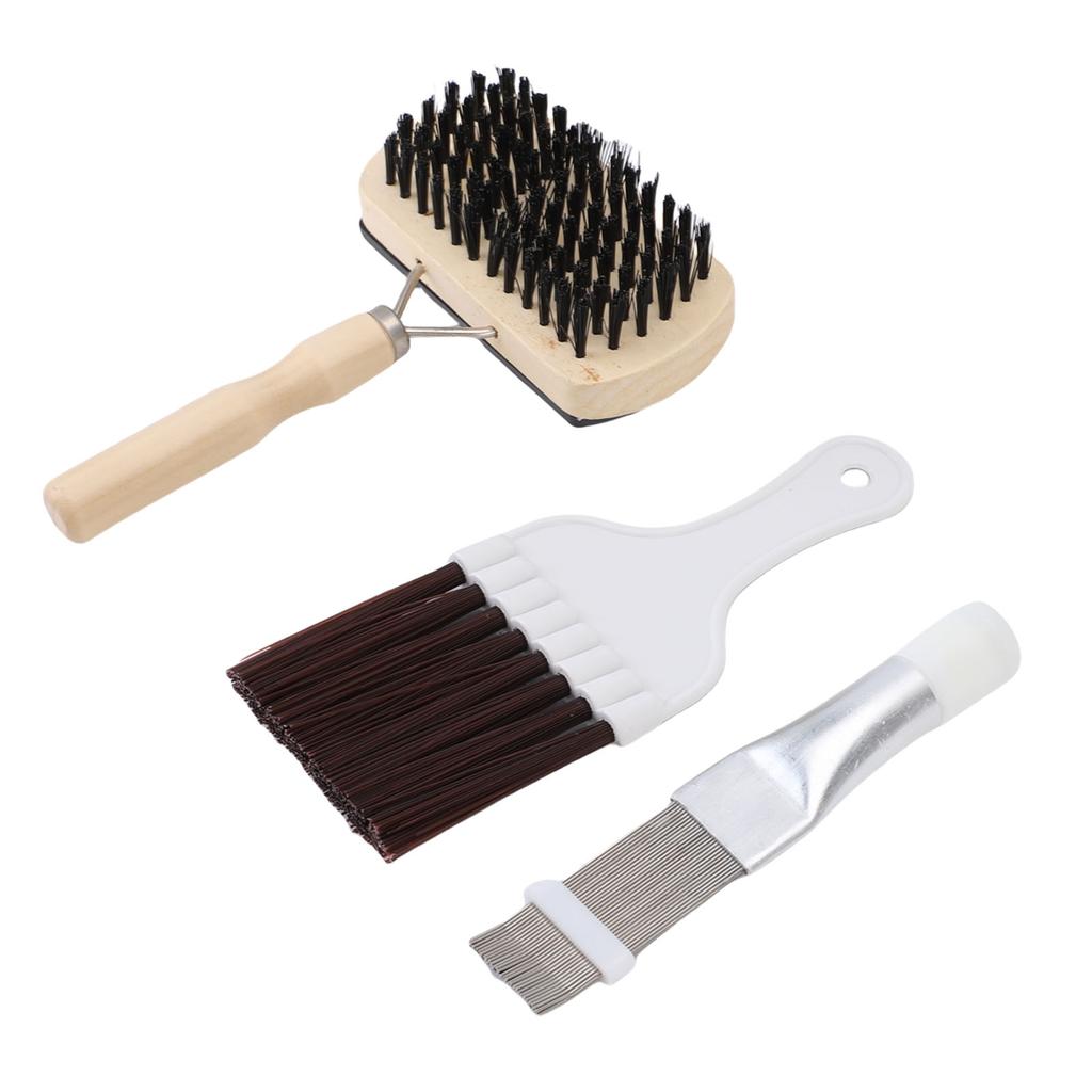 3 kusy kartáč na čištění lamel kondenzátoru klimatizace kartáč na čištění spirál chladničky nerezový čistič lamel klimatizace