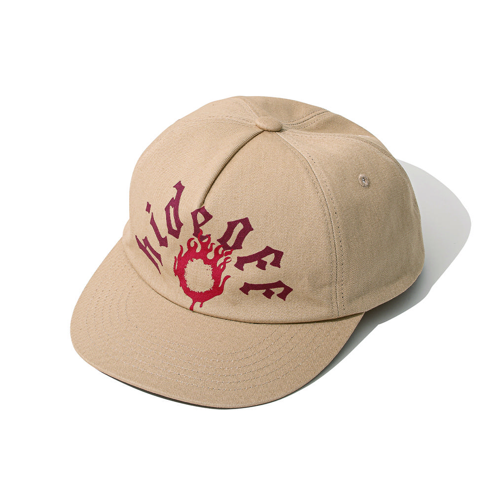HIDEOFF 5-Panel Flame Logo Cap