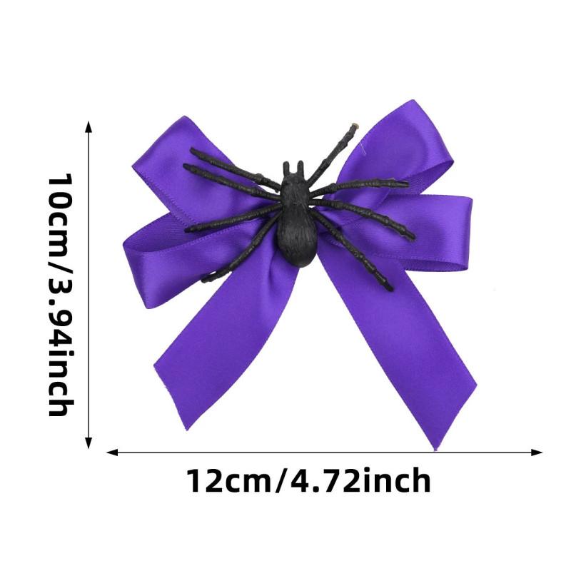 Bow Spider Hair Clip For Cosplay Halloween Parties Headwear Performance Stage
