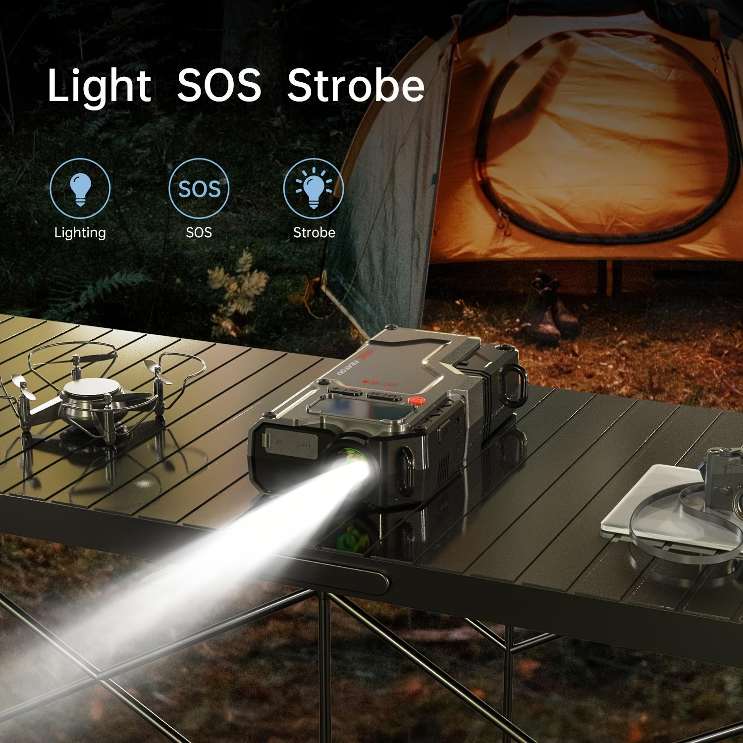 

5000A автомобильный стартер с воздушным насосом, 5-в-1 функциональный стартер, 150PSI стартерный аккумулятор с цифровым зарядным устройством для шин, портативное автомобильное зарядное устройство чёрный