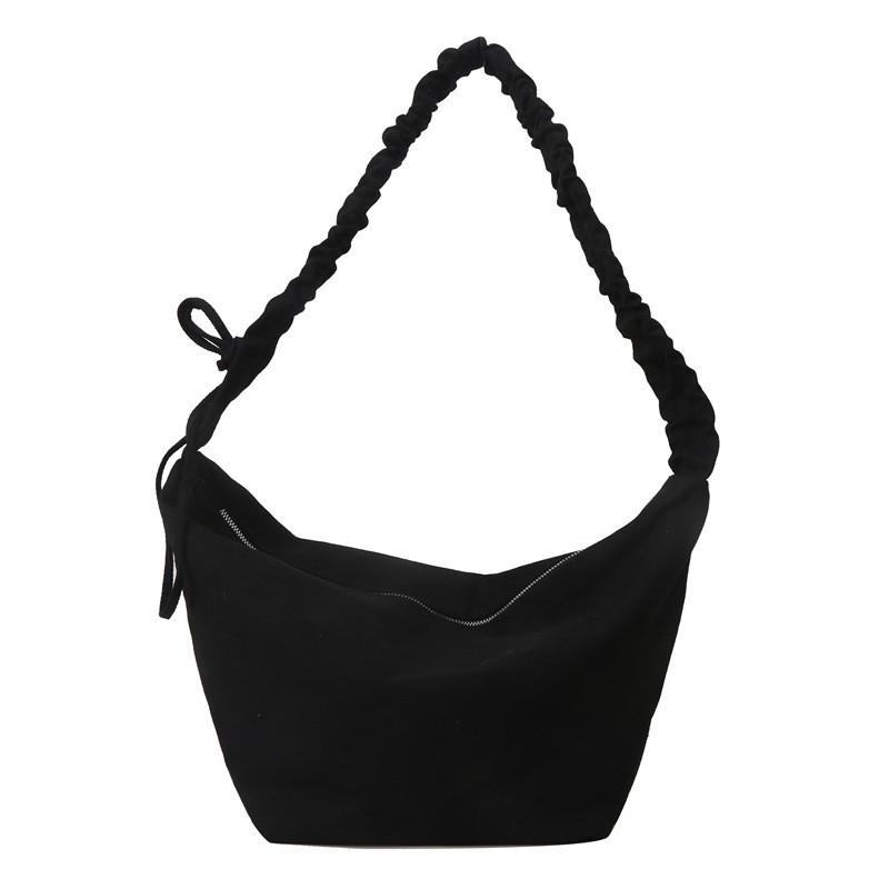 Fashionable Simple Canvas Tote Bag Large Capacity Shoulder Bag Stylish Versatile Underarm Dumpling Bag For Fall And Winter 2023