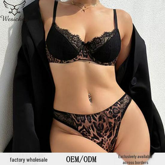 French Summer Mesh Lingerie Set: Ultra-Thin Anti-Sagging Bra for a Sleek Look