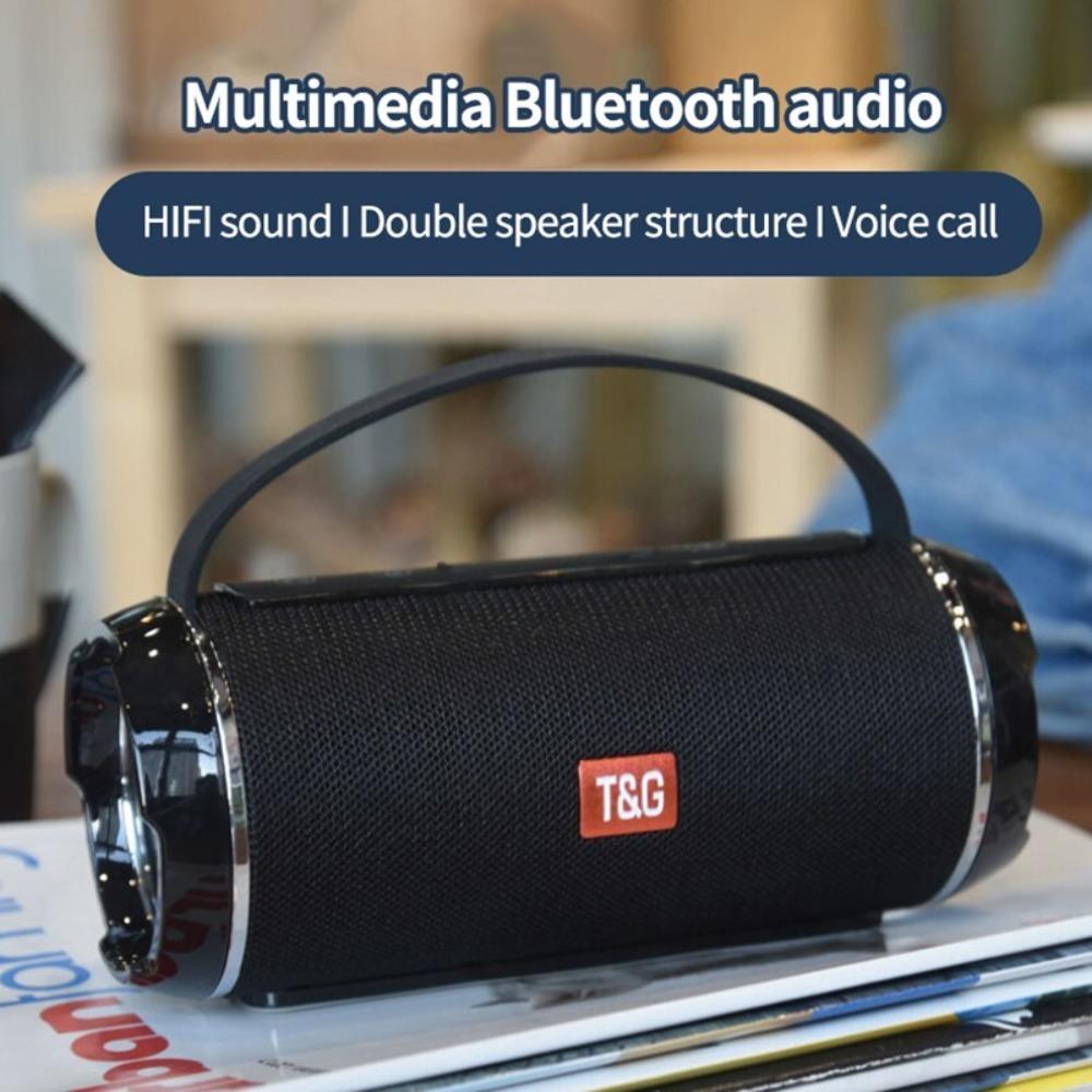 

TWS TG116C Беспроводной динамик Сабвуфер Беспроводная звуковая коробка Bluetooth TG116C Музыкальный плеер