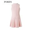 PORTS Women's Dusty Pink Ruffle Mini Dress