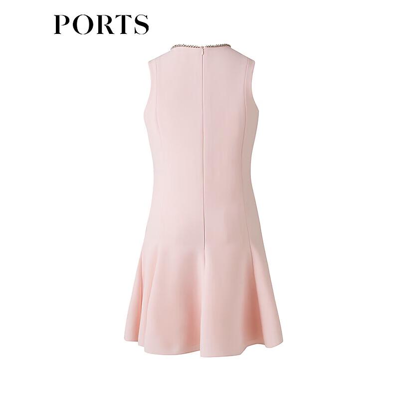 PORTS Women's Dusty Pink Ruffle Mini Dress