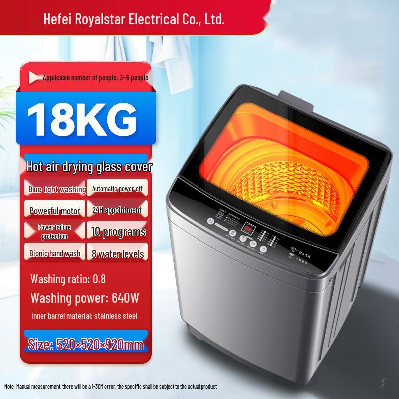 Compact Washer-Dryer Combo: Fully Automatic, Large Capacity, Ideal for Rentals and Small Dorms