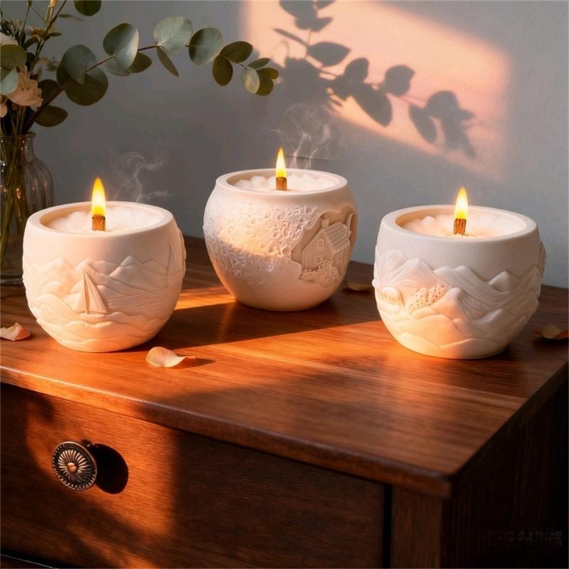 Silikon Kerzenbecher Pflanzgefäßform zum Basteln Wiederverwendbare Hitzebeständige Materialien für Kinder und Heimdekorationsprojekte