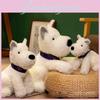 Cute West Highland White Terrier Plush Doll Fluffy Stuffed Animal Ideal For Birthdays And Special Occasions