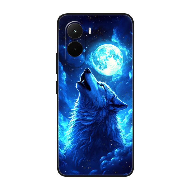 Etui na Poco M7 4G Fajne Malowane Marmurem Miękki Silikonowy Tylny Pokrowiec Na Xiaomi PocoM7 4G TPU Zderzak Fundas Poco M7 4G M 7 Coque