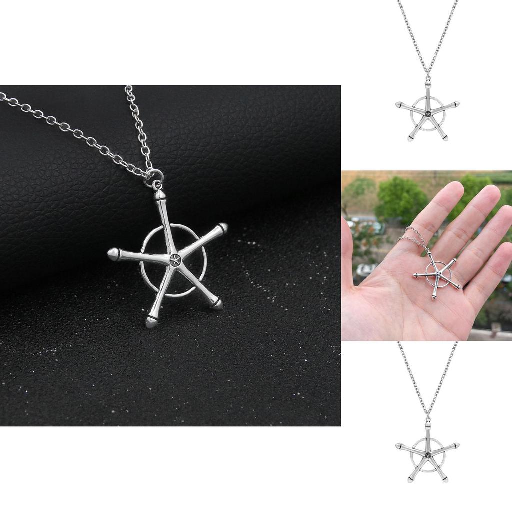 Bleach Spirit World Pendant Necklace With Aluminum Alloy And Star Element For Cosplay Costumes