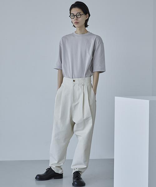 LOCOBASIC P015 / 80S Cream Baggy Pants