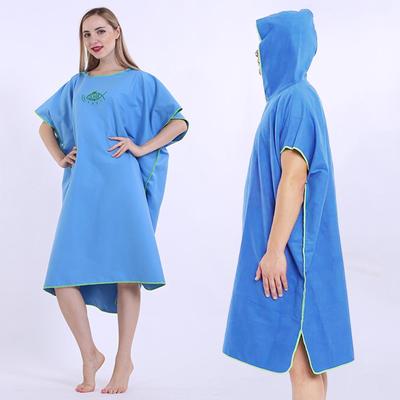 Surf Poncho Wetsuit Sneldrogende Omkleedponcho Surfer Handdoek One Size Fits All