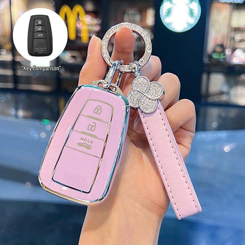 Women’s Key Covers for Toyota: Corolla, Camry, Levin, Avalon, Highlander, RAV4, and CHR.