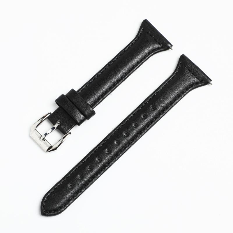Suitable for Huawei Apple Universal Leather Strap Tide Brand 22mm Leather Strap Small Waist