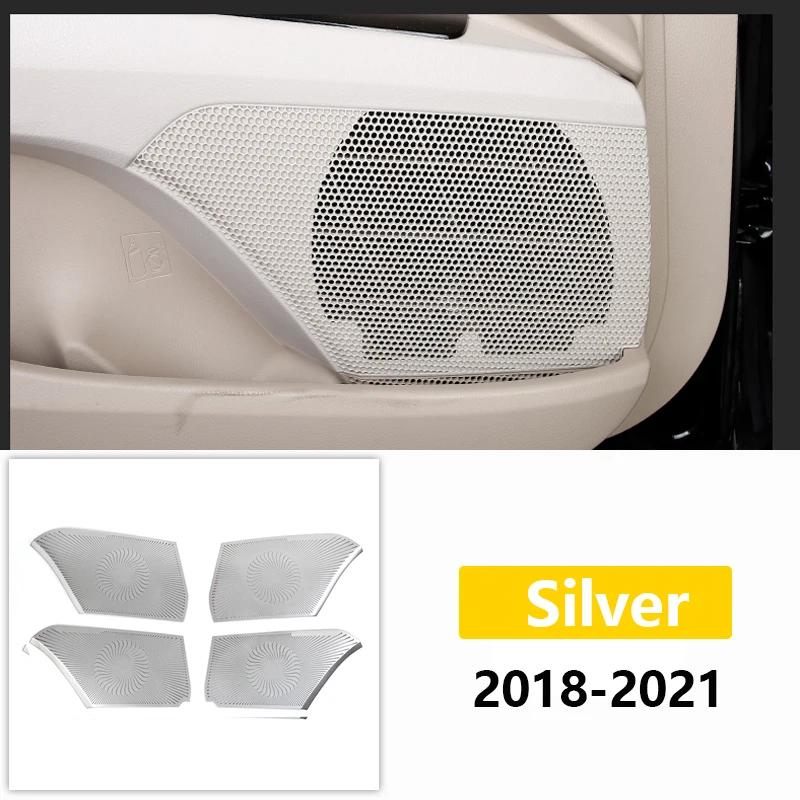 Stainless Car Styling Audio Speaker Inner Door Loudspeaker Trim Sticker Cover For Camry XV70 2018-   Accessories