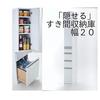 Hidden" Gap Storage Cabinet, 20cm Wide X 45cm Deep [Made In Japan] (20cm)