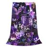Murder Drones Uzi Collage Blanket Cartoon Cute Flannel Throw Blankets Airplane Travel Portable Soft Warm Portable Plush Quilt