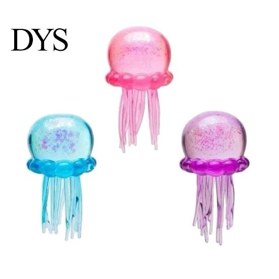 Classroom Sensory Toy Octopus Gummy Ball Stress Relief for Kids Adults Soft TPR Squeeze Party Favor with Swinging Tentacles Portable Anxiety