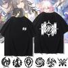Honkai Star Rail Anime Shirt Kafka Themed Unisex Cotton Graphic Tshirts Otaku Gamer Fan Streetwear Apparel Camisa Clothes