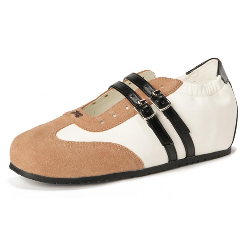 Fashion Ballet Flat Shoes 2025 Summer Breathable Soft Women Sneakers Mary Jane Fashion Forest Style Flat Sneakers Casual Flat Shoes
