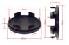 Set of 4 Wheel Center Caps, 65mm Outer Diameter, 59mm Inner Diameter, Simple Center Caps