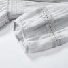 Women's Elegant French Style Lace Puff Sleeve A-line Dress