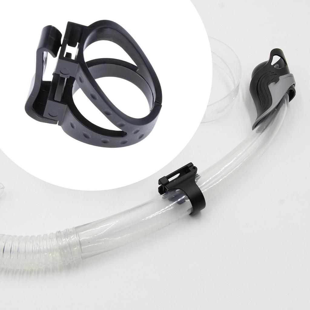 Reusable Snorkel Keeper Clamp Tube Holder for Scuba Gear Diving Accessories Snorkeling Equipment