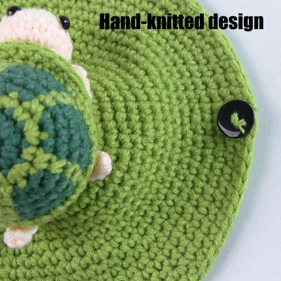 Turtle Sweater Knitted Pet Turtle Outfit Warm Winter Pet Costume with Elastic Strap for Pet Tortoise Turtle Cosplay Party Costume Photo Shoot