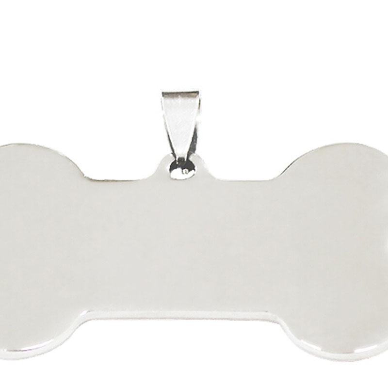 3/10pcs cat dog ID tag dog Personalized Stainless steel Collar bone pet Charm Pet name pendant Bone Necklace Collar Puppy plate