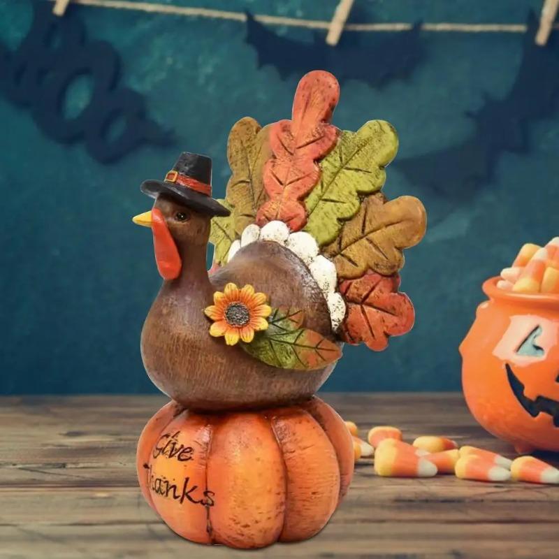 Easter Chick Easter Pumpkin Turkey Decoration Easter Chick Party Christmas Decoration Resin Ornaments home decore